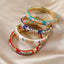 Enamel Floral Bangles