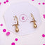 18K Gold-Plated Teardrop Hoop Earrings