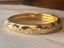 18K Gold-Plated crème yellow gold Enamel Floral Bangle