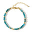 18K Gold-Plated AA Gemstone Bracelet 4 colors