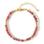 18K Gold-Plated AA Gemstone Bracelet 4 colors
