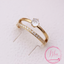 18K Gold-Plated Crystal Ring