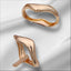 18K Gold-Plated Wavy Sculpted Bangle