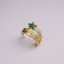 18K Gold-Plated Star Cluster Ring