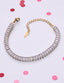 18K Gold-Plated Baguette Crystal tennis Bracelet