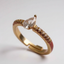 18K Gold-Plated Adjustable Teardrop Ring