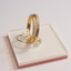 18K Gold-Plated Adjustable Double Band Ring