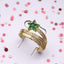 18K Gold-Plated Star Cluster Ring