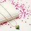 18K Gold-Plated Green Heart Necklace