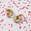 Gold rings earrings diamond
