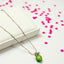18K Gold-Plated Jumanji Green Fruit Pendant Necklace