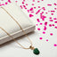 18K Gold-Plated Green paprika Pendant Necklace