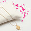 18K Gold-Plated Clover Charm Necklace