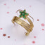 18K Gold-Plated Star Cluster Ring