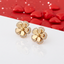 18K Gold-Plated AA Daisy Bloom Stud Earrings