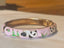18K Gold-Plated Panda Enamel Floral Bangle