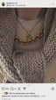 18K Gold-Plated Abalone Heart Pendant Necklace